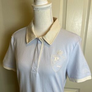 PINK Victoria’s Secret Embroidered Dachshund Logo Polo Shirt Dress